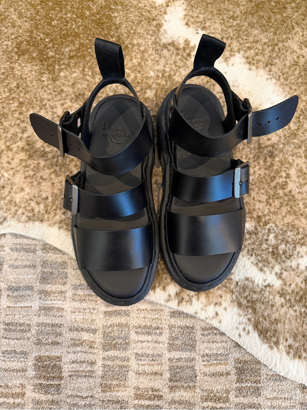 Dr. Martens Black Gryphon Sandal